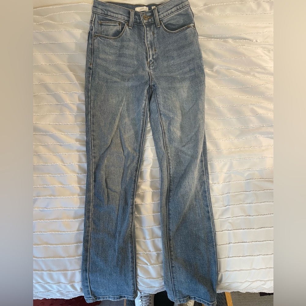 Six 26 high-Waisted straight leg jeans